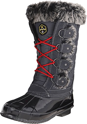 Khombu Women's Jandice KH Cold Weather Boot, Grey, 7 M US