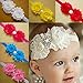 TANZKY® 10pcs Fashion Baby Headband Rose Pearl Ribbon Flower Princess Hairband