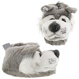 Wolf Animal Slippers for Women, Men and Kids