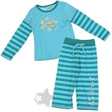 Disney Tinkerbell Mystic Blue Striped Pajamas for Girls