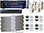 Pyle Powerful Package for Home/Office/Schools/Public -- PD3000A 3000W AM-FM Receiver with Built-In DVD/MP3/USB + PSS8 8-Channel High Power Stereo Speaker Selector + (8x) PDPC82 8" In-Ceiling 2-Way Flush Mount Enclosure Speaker System + (8x) PVC2 Wall Mount Vertical Slide Volume Control Knob + (8x) PCSB8 8" Pre-Construction Speaker Brackets.