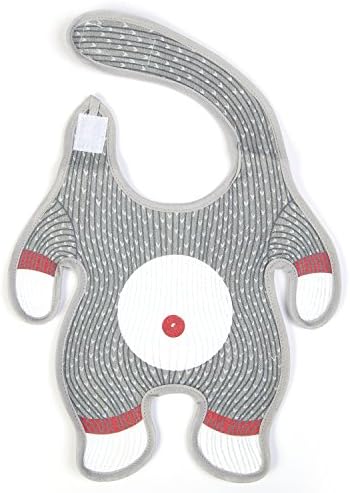 GAMAGO Baby Bib, Sock Monkey