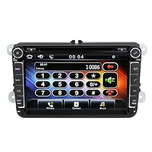 Buy one get one Rupse For VW Series of Passat Golf Scriocco Touran Jetta EOS Seat Octavia Fabia Indash DVD GPS Navigation With 8 inches touch screen PIP tooth Phonebook Auto radio