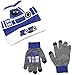 Star Wars Little Boys' R2D2 Cuffed Beanie and Glove Set
