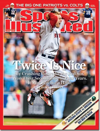 Jonathan Papelbon Boston Red Sox (Sports Illustrated Magazine - November 2007)