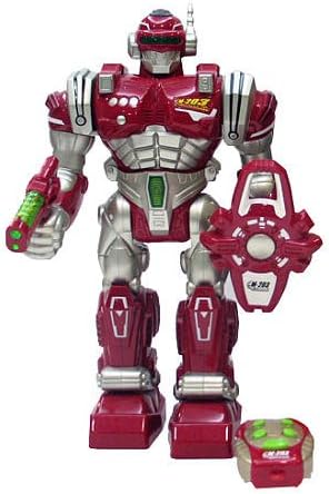 Extreme Fighter with Infrared Remote Controller By Cybotronix - Red or Blue 11 Inch Walking Robot