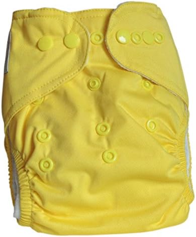 TLI "Premium Range" Cloth Diaper (Plus 2 Inserts) - Color (Yellow)
