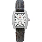 MICHELE Urban Mini Diamond Vintage Destruct Denim Watch by Michele