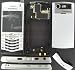 Silver Verizon RIM BlackBerry Pearl 8130 Original OEM Authenic Full Complete Housing ...