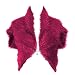 Burgundy Wispy Knit Short Sleeve Bolero Shrug Jacket Size Small