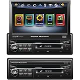 POWER ACOUSTIK PD-740NB 7" INTEQ SINGLE-DIN MOTORIZED FLIP-UP MULTIMEDIA RECEIVER WITH BLUETOOTH(R) & IPOD(R) CONTROL-POWPD740NB