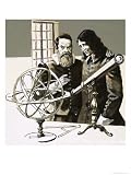 After Many Difficulties, John Milton Finally Managed to Meet Galileo Art Giclee Poster Print by English School, 18x24