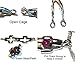 Old School Geekery Gem Shell Style Bead Cage Brand Jewelry Making Supplies - Hollow Silver Plated Bead Cage Pendant