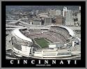 Cincinnati Bengals - Paul Brown Stadium Aerial - Lg - Plaque Mounted & Laminated Print
