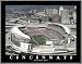 Cincinnati Bengals - Paul Brown Stadium Aerial - Lg - Wood Mounted Poster Print