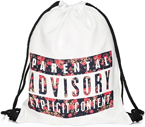 Flora Mcqueen 3D Printed Personalized Drawstring Bags For Women 15"x11" PARENTAL ROSE (1)