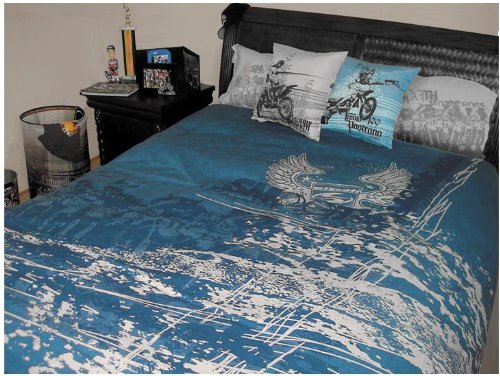 Smooth Industries MX Duvet Set - Full/Baby Blue 