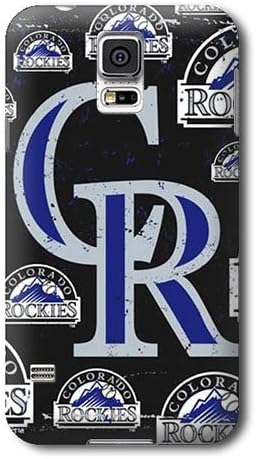 S5 Case,MLB Colorado Rockies Pattern Samsung Galaxy S5 Covers,Durable Hard Case Covers