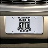 Duke Blue Devils Silver Bracket Etched License Plate