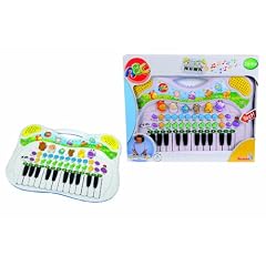 Simba 104015670 - Play and Learn Tier-Keyboard, 28 x 39 cm, verschiedene Sounds