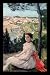 Fr&Atilde;&copy;d&Atilde;&copy;ric Bazille (Village View) White Wood-Mounted Art Poster Print - 13" X 19"