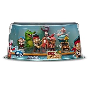 DISNEY JAKE & DIE NIMMERLAND PIRATEN FIGUREN PLAY SET