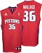Rasheed Wallace Detroit Pistons Red Youth Replica Adidas NBA Jersey
