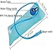 Hydration Bladder Water Reservoir Pack + FREE Survival Keychain Whistle, hydrant 2L Bag is BPA Free, Leakproof, Tasteless resistant system, Best Packs for Outdoor Sports Bicycling Camping Hiking