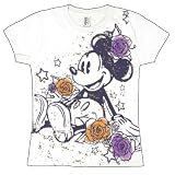  : Disney's Mickey Mouse - Roses Ladies T-Shirt