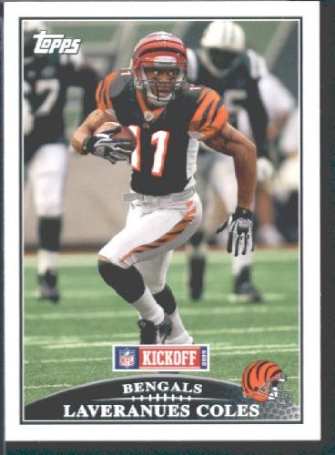 2009 Topps KickOff Football Card # 7 Laveranues Coles Cincinnati Bengals Mint Condition - Shipped In Protective ScrewDown Display Case!