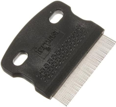 Pet Fine Toothed Flea Comb Cat Dog Grooming Steel Small Brush New.