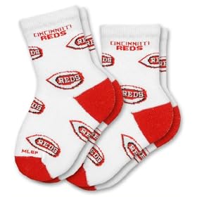 Click here to buy Cincinnati Reds Kid's Infant Socks (2 Pack).
