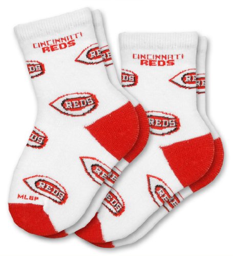 MLB Cincinnati Reds Kid's Infant Socks (2 Pack)