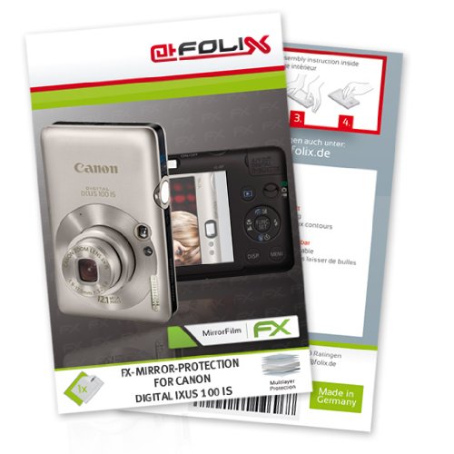 atFoliX FX-Mirror Spiegel-Displayschutzfolie f&uuml;r Canon Digital IXUS 100 IS Preisvergleich