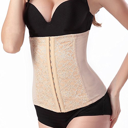 Komene Women's Workout Lace Waist Cincher Trainer Xs-6xl Size