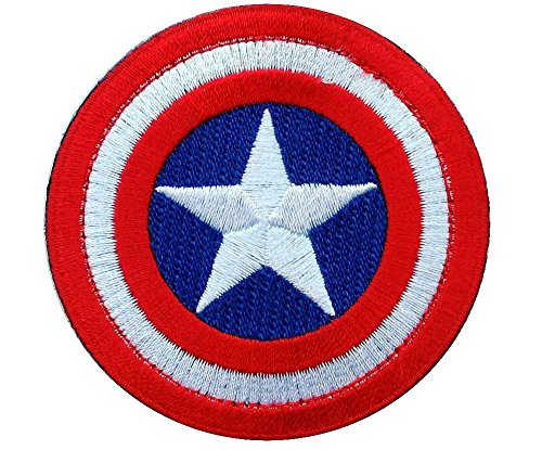 Velcro Captain America Comics Shield Tactical Embroidered Patch