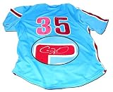 Cole Hamels Autographed Reading Phillies Retro Replica Jersey