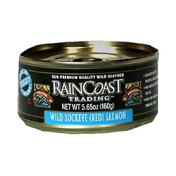 Raincoast Trading Company Sockeye Salmon, 5.65-Ounce Can (Pack of 3)