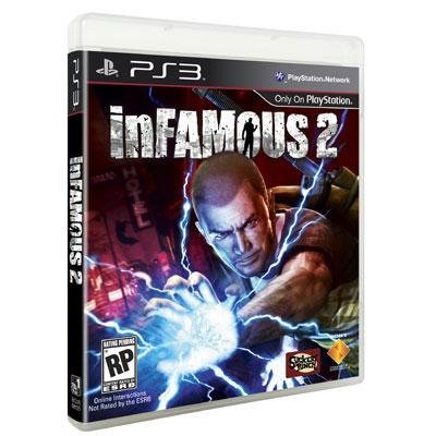 New Sony Playstation Infamous 2 PS3 Video Games Software High Quality Excellent Performance