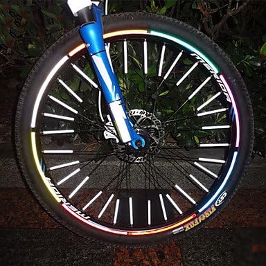 12 Pcs MTB Mountain Bike Spoke Reflective Stripe