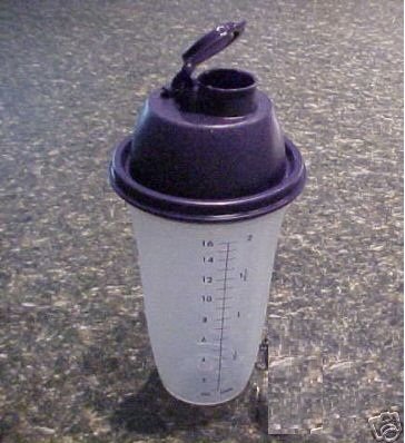 Tupperware Quick Shake Purple for Mixing Eggs, Protein Drinks, Pudding
