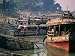 Boats on Banks of Ayeyarwady River, Mandalay, Myanmar (Burma) Lonely Planet Collection Photographic Poster Print by Bernard Napthine, 32x24