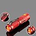 Enjoydeal Red Portable Mini CREE Q5 LED 1200 Lumen Zoomable Flashlight Torch AA/14500