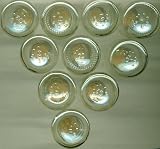 , 10, BOTTLES, with, 10, CORKS, CLEAR, GLASS, BOTTLES, About, 2.75