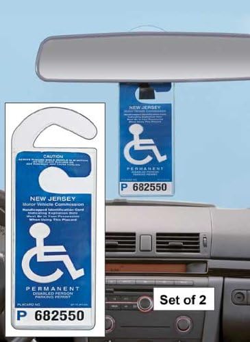 Set of 2 Handicap Placard Hanger