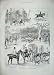 WEST NORFOLK HOUNDS SANDRINGHAM 1883 HUNTING DOGS HORSE