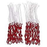 Great Value Other Fitness Exercises 2pcs SaiWei 802 Portable High-Grade Basketball Nets Red & White
