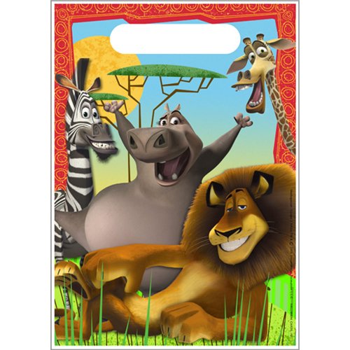Madagascar Escape 2 Africa Party Favor Treat Bags