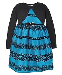 Toddler Metallic/Nylon/Polyester/Spandex Floral Print  Dress