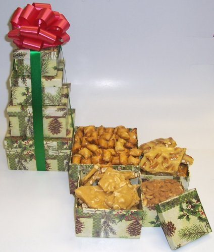 Scott's Cakes 4 Tier Pine Cone Box Peanut and Pretzel Lovers Surprise by Scott's Cakes